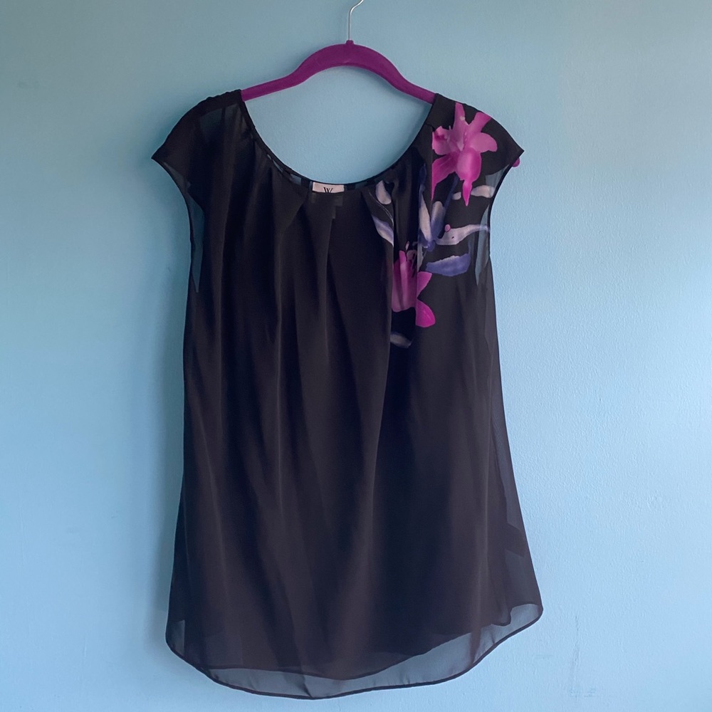 Plus Size Floral Blouse